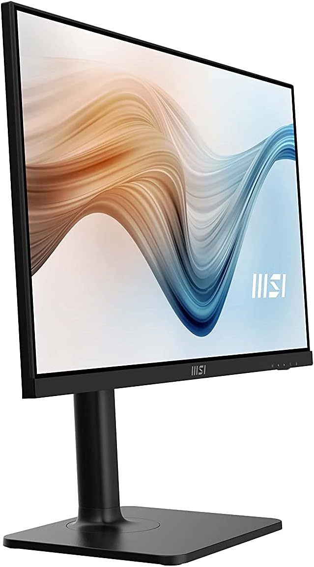 MSI 24” IPS FHD (1920 x 1080) Non-Glare with Super Narrow Bezel 75Hz 1ms 16:9 with Adjustable Stand (Modern MD241P) (Renewed)