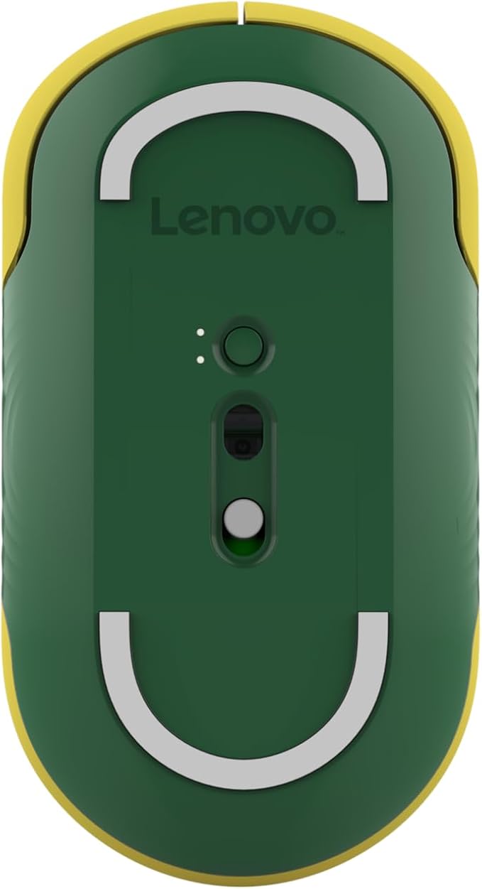 Lenovo 350 Bluetooth Silent Mouse (Fan Edition) Wireless Ergonomic Ambidextrous Design Bluetooth 5.3 Adjustable DPI up to 2400 36 Month Battery Life Recycled Materials Brazil Flag