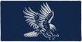 Dickinson State University Blue Hawks Primary Logo Large Gaming Mouse Pad Desk Mat with Stitched Edges Non-Slip Base for Gamer Home and Office 31.5 x 15.7