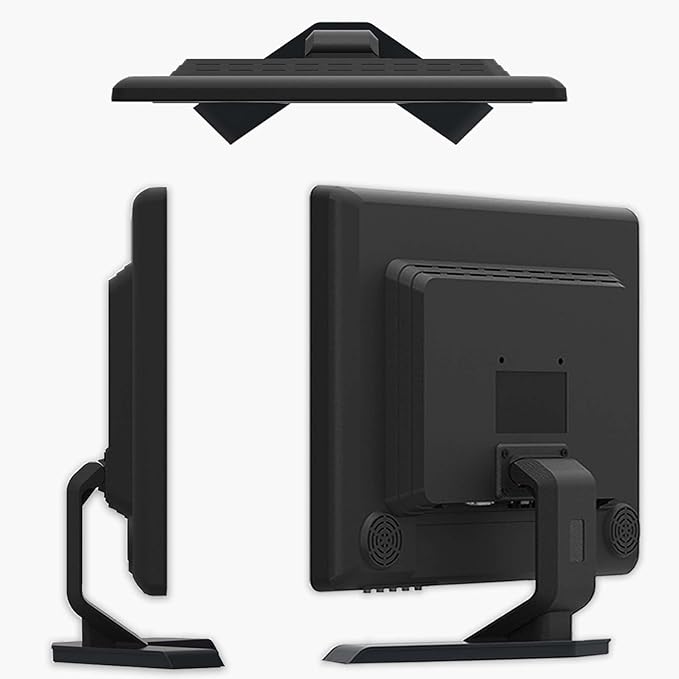 JaiHo PC Screen 19 Inch 4:3 Monitor 1280x1024 Color LCD Screen HD PC Monitor with HDMI/VGA/AV/BNC/USB for Raspberry Pi Computer Xbox Two Speakers VESA