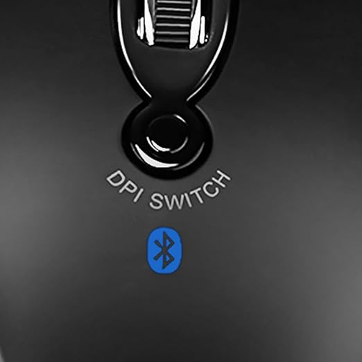 Adesso iMouse S200B Bluetooth Ergo Mini Mouse - Wireless with Adjustable DPI and Ergonomic Design