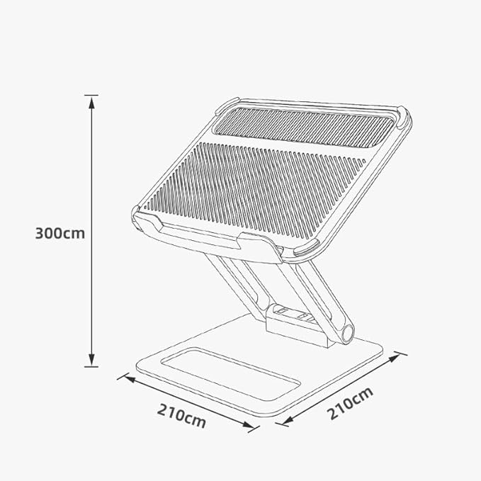 JSEIAJB Computer Stand Radiator Base Fan Aluminum Alloy Desktop