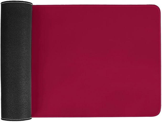 Desk Pad Large Mouse Pads Solid Dark Red Desk Mat for Computer Laptop &amp Gaming Desk Mousepad Writing Mat for GamerOffice &amp Home 16 x 30inch