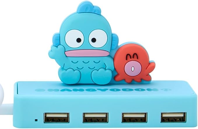 Sanrio 327514 Sanrio Slim USB Hub Hangyodon Half Fish HANGYODON 2.4 x 3.7 x 1.2 inches (6 x 9.5 x 3 cm) Character