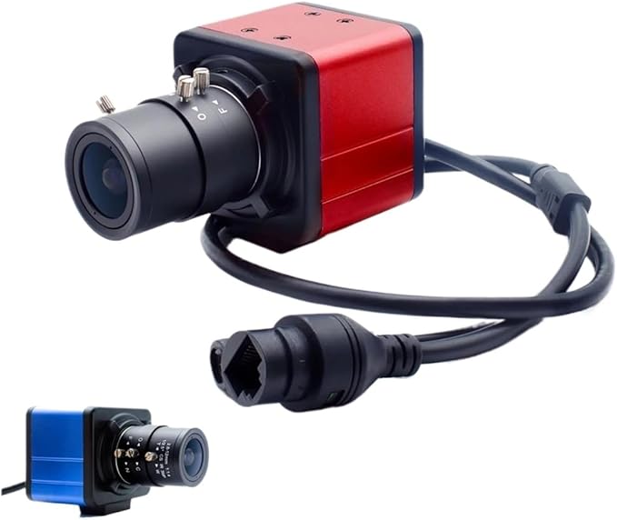 8MP Metal Mini IP Camera HD 4K Digital 2 12mm Manual Zoom Lens Indoor Face Human Motion Detection Security Surveillance