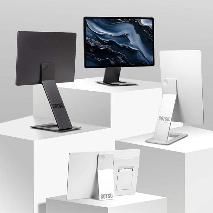 SOTSU FlipAction Elite 16 Portable Monitor | 4K |Super Compact | Pivot Rotate | 3840x2400 DCI P3 | 60Hz | 450 Nits | Full Metal CNC | Perfect Match for Mac and Windows (Space Black)