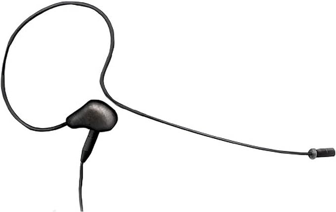JTS CM-8015 Sub-Miniature Omni-Directional Single Ear Headset Microphone 50Hz-18kHz Black