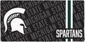Michigan State MSU Spartans Mascot Large Gaming Mouse Pad Desk Mat with Stitched Edges Non-Slip Base for Gamer Home and Office 31.5 x 15.7