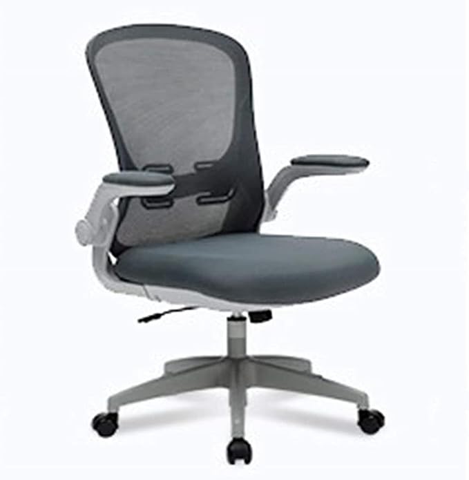 Office Chair Ergonomic Table and Chair Computer Chair Student Learning Swivel Chair Backrest Work Chair Office Chair Game Chair Chair (Color : Gray Size : One Size) Needed