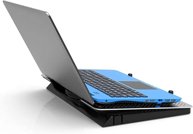Laptop Cooler Laptop Cooling Pad : Portable Height Adjustable Laptop Cooling Fan Stand Holder