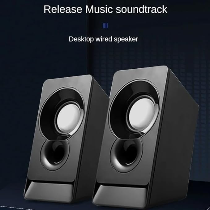Desktop Computer Speakers with Subwoofer for Home Use Stereo Surround Wired