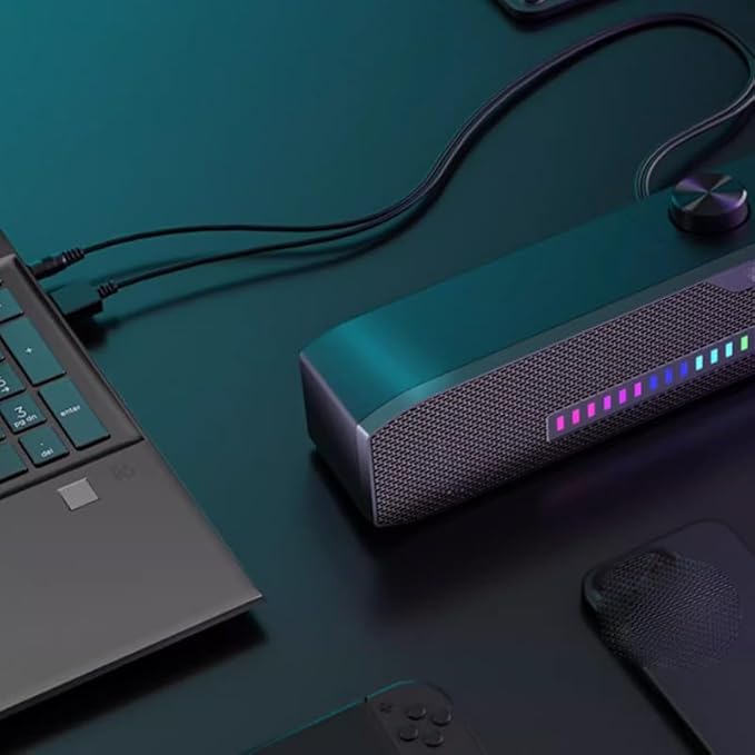 Computer Audio Desktop Home Laptop Wired Mode Heavy Subwoofer Speaker