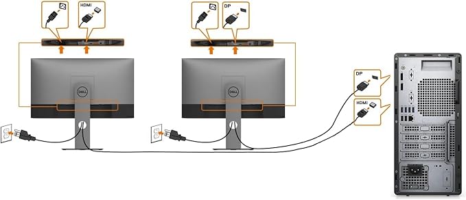 Dell P2225H 22 Full HD IPS Monitor – 1080p 16:9 DisplayPort &amp USB 3.0 Cables – Latest Model – Boomph's Comprehensive Ultimate Performance Cloth Solution for Your Workspace