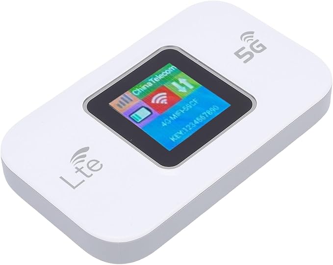 5G Mobile Hotspot 300Mbps High Speed USB LTE Portable WiFi Router for Travel Outdoor Battery Included for Multiple Devices