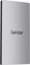 Lexar ES3 1TB External SSD USB 3.2 Gen2 Portable SSD PSSD Up to 1050MB/s Read 1000MB/s Write External Solid State Drive Compatible with iPhone 16/15 Series/Mac/PS5/XBOX/Laptop/PC Silver