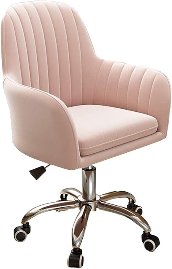 Work Chair Swivel Chair Velvet Upholstered Seat Backrest Lift Game Chair Chair Needed