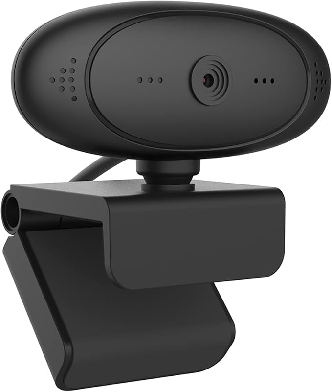 1080P HD Computer Camera Video Conference Camera Webcam 2 Pixel Auto Focus 360° Rotation USB Plug &amp Play with Microphone for Video Meeting Online Teaching Training Live Webcasting
