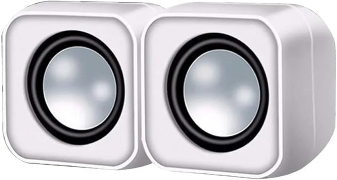 2 PCS Laptop Desktop Computer Mini Audio Wired Speaker Multimedia Subwoofer(D)