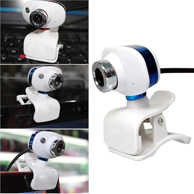 480P Camera Desktop Laptop Microphone Clip Video Spring Design High Precision