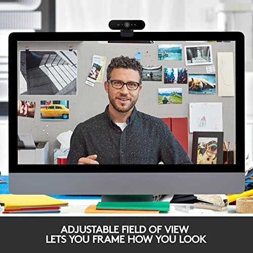 Logitech Brio 4K Webcam Ultra 4K HD Video Calling (Renewed)