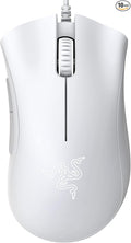 Razer DeathAdder Essential Gaming Mouse: 6400 DPI Optical Sensor - 5 Programmable Buttons - Mechanical Switches - Rubber Side Grips - Mercury White(Pack of 10)