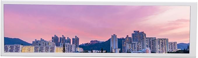 CUIFATI 8.8 Inch Touchscreen Secondary Monitor Stretched Bar LCD Display 1920 * 480 HDMI USBC Portable Touch Screen for Laptop Computer Wins GPU CPU RAM Monitoring