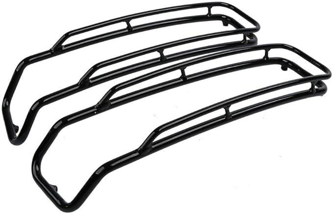 Black Top Hard Saddlebags Lids Rack Rail Guards Iron for Electra for Road for Road King for Street for Super for Tour for Tri