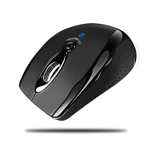 Adesso iMouse S200B Bluetooth Ergo Mini Mouse - Wireless with Adjustable DPI and Ergonomic Design