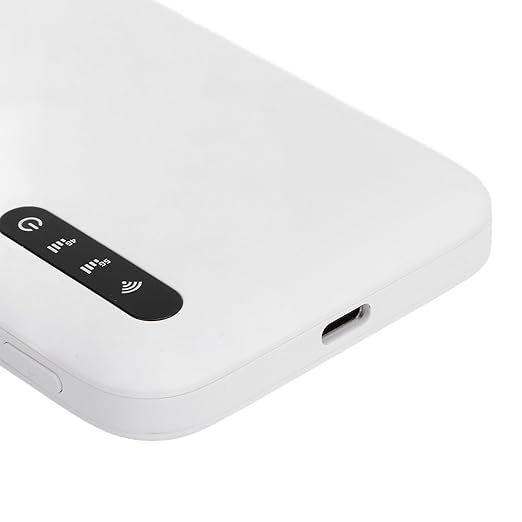 5G 6 Mobile Hotspot High Speed Support 16 Devices 6100mAh Portable Hotspot Router with SIM Card Slot for Phone Tablet