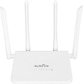 4G LTE Wireless Router 300Mbps Mobile WiFi Hotspot with 4 5dBi Antennas SIM Card Slot for Asia (US Plug)