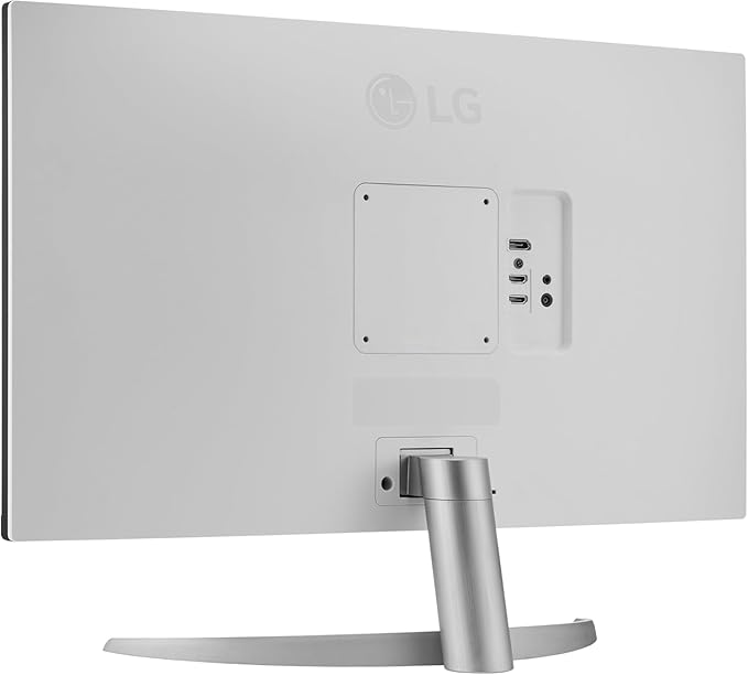 LG 27UP600K 27 Ultrafine 4K UHD IPS Display 3840x2160 DCI-P3 95% VESA DisplayHDR 400 Reading Mode Flicker-Proof HDMI DisplayPort White