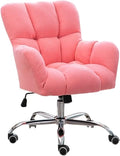 Adjustable Office Computer Chair with Armrest Home Office Chairs Back Armchair Furniture Computer Chair Swivel Game(Pink)