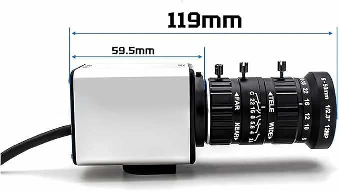 6K 12MP IP Camera High Resolution 3840 3104 Mini POE Webcam 50mm 10X Zoom Detection Security Protection Smart Camera