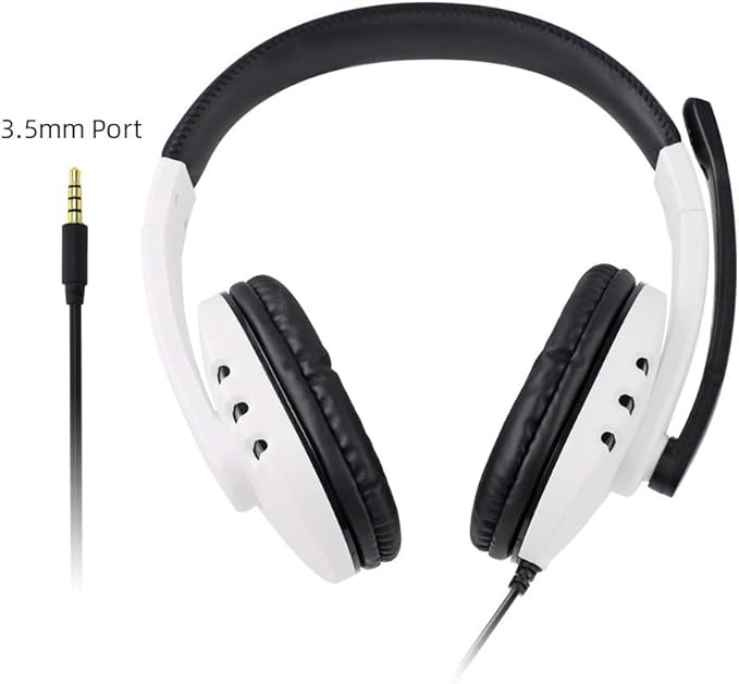 OSTENT Wired Headset Headphone Earphone for Sony PS5 Console Game