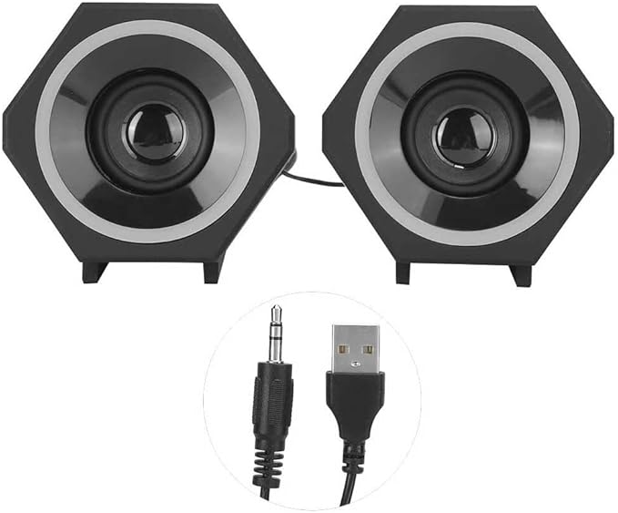 Passive Bookshelf Speakers for Home Stereo System-PairHome Theater Speakers for Notebook Tablet Computer Laptop Smartphone Music Player