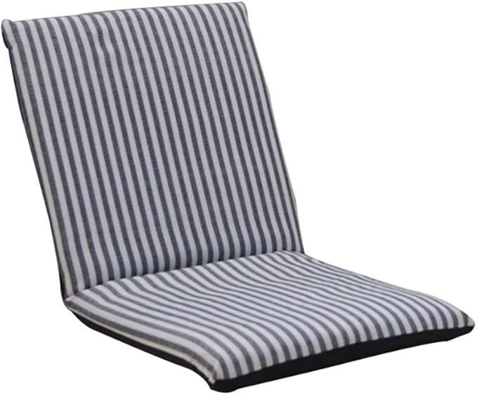 Floor Chair Floor ChairFolding Meditation Chair Adjustable Backrest Padded Gaming Chair Floor Seating with Removable Washable Cover for Bedroom Balcony Colour (Color : Brown)