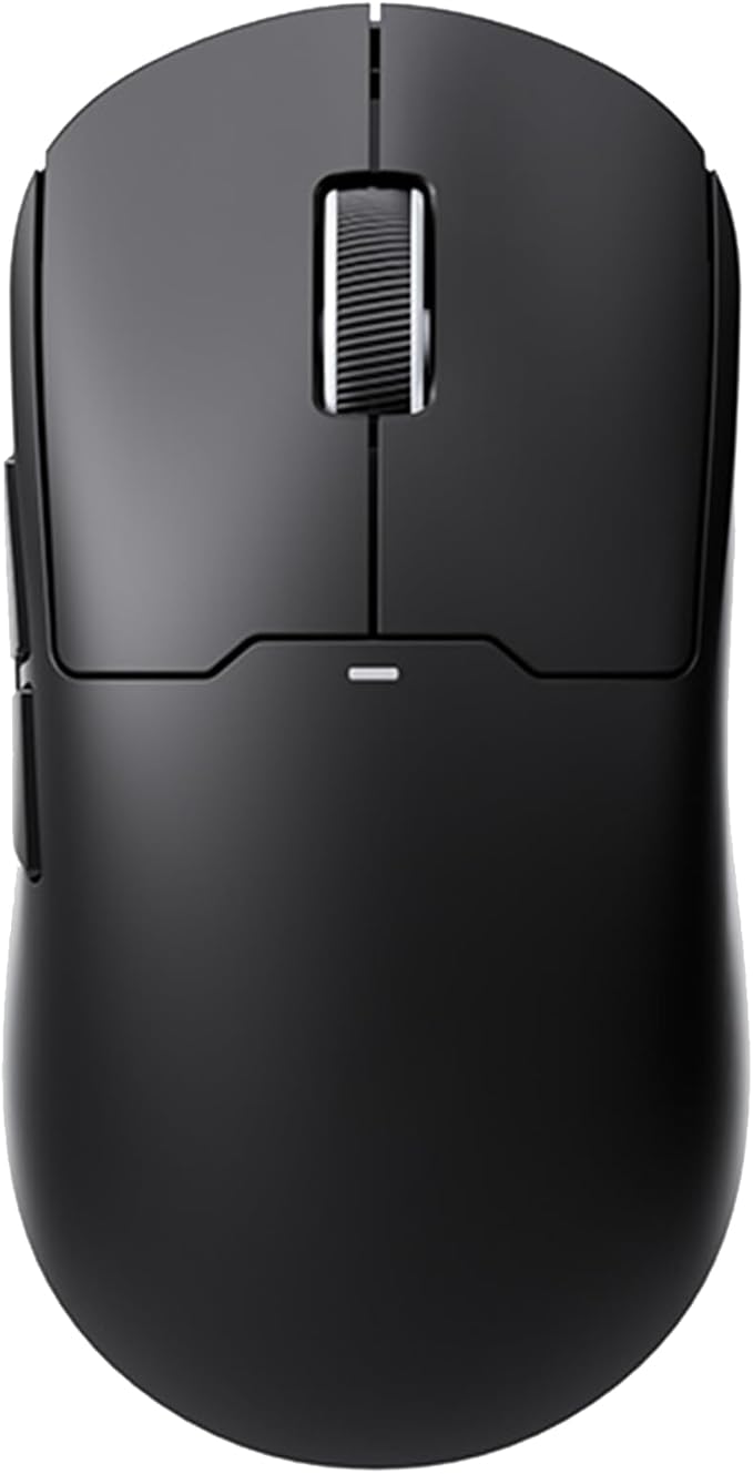 MCHOSE A5 ProMax Wireless Gaming Mouse Symmetrical Design 59 Grams 1K Polling Rate PAW3395 26K DPI Optical Sensor 130 Hour Battery Life Tri-Mode Connectivity - Black