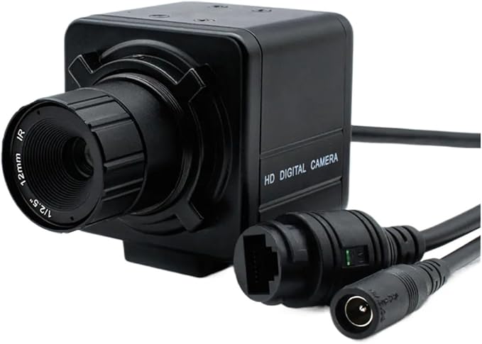 Mini Camera 3 4 5 8MP CMOS Security POE H265 with 12mm Fixed CS Lens P2P IP POE48V Industrial Camera