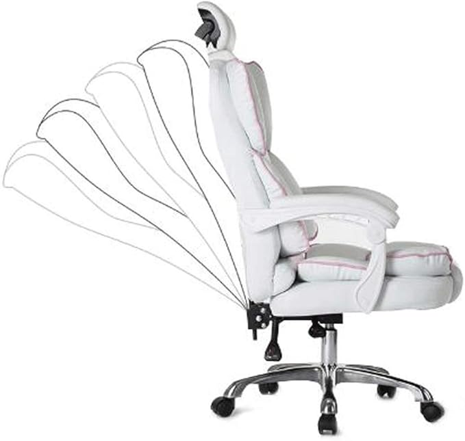 YYDS Chair Reclining Esports Chair Office Boss Chair Luxury Ergonomic Computer Gaming Chair Household Armchair with Footrest Ergonomically (Color : Black Size : Nylon feet)