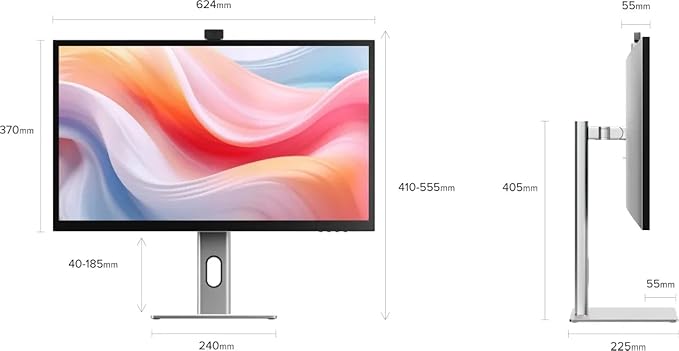 ALOGIC Clarity Pro 27 UHD 4K Monitor with 65W PD and Webcam