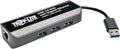 Tripp Lite USB to Gigabit Ethernet Adapter with 3-Port USB 3.0 Hub Data Transfer up to 5 Gbps Backward Compatible with USB 2.0 &amp USB 1.1 Devices 3-Year Warranty (U336-U03-GB)