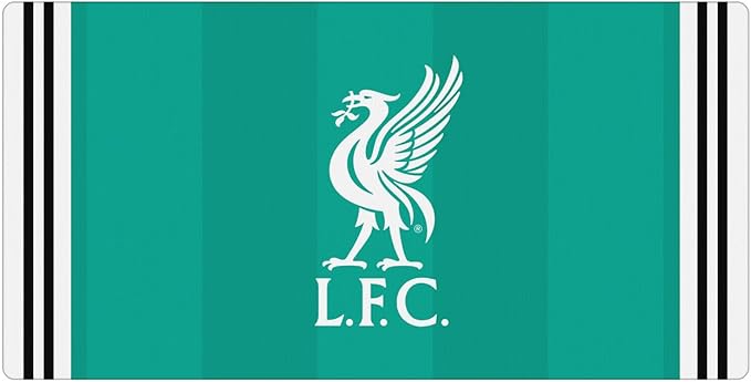 Head Case Designs Officially Licensed Liverpool Football Club Third 2025/26 Kit 23.62 x 11.81 x 0.12 inches (600 x 300 mm) - L Gaming Office Desk PC Keyboard Mouse Mat Pad