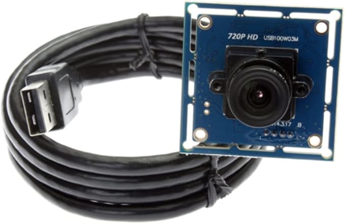 ELP 1mp HD USB Camera for Computer Mini HD Free Driver PC USB Camera Module MJPEG 720p Webcam Board UVC USB2.0 Lightburn Linux Windows Raspberry Pi Mac Jetson Nano
