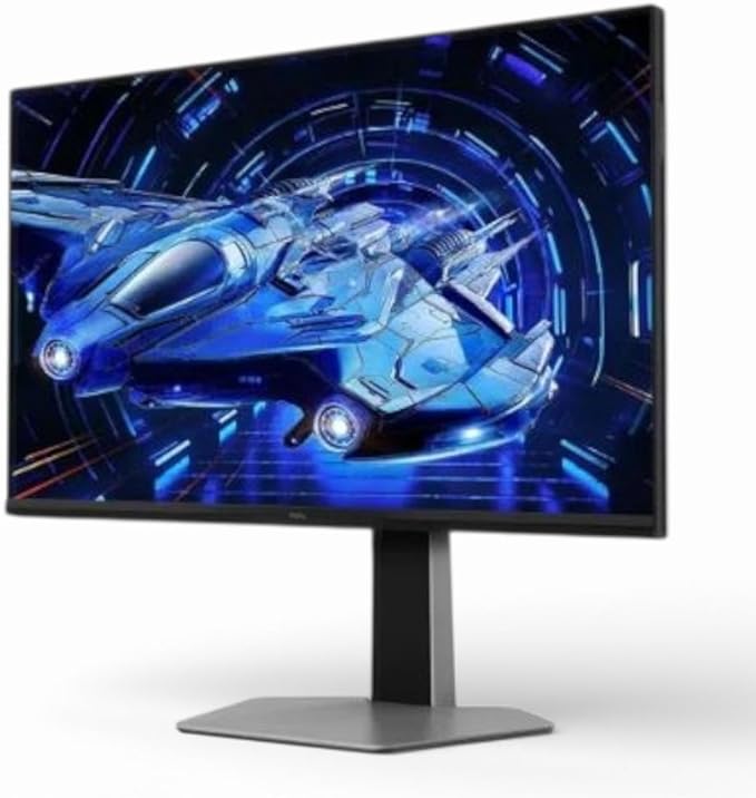TCL 27 G64 Series QHD HDR QD-Mini LED 2560x1440 180Hz 1ms GTG HDR600 Brightness AMD FreeSync Built-in Stereo Speakers Adjustable Stand Gaming Monitor Black &amp Gray 27G64 (Renewed)