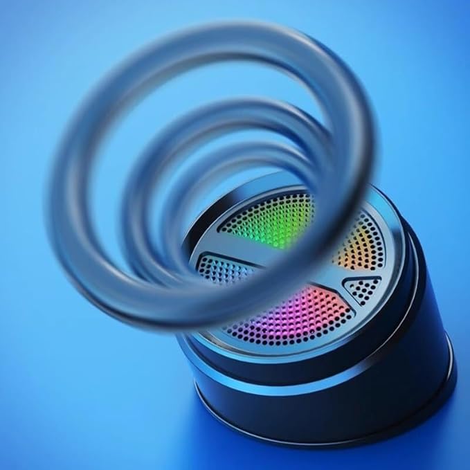 Mini Wired Desktop Computer Speakers with Dual Channel Stereo Sound USB Powered Small Audio System