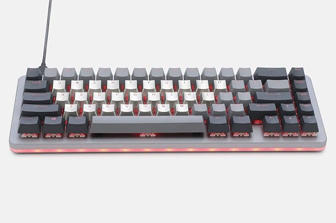 KPREPUBLIC teamwolf Stainless Steel MX Keycap Silver Color Metal keycap for Mechanical Keyboard Gaming Key Alpha Light Through Back lit (TeamWolf Alpha Key x1)