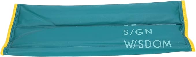 15.3 * 13in Ice Pad PVC Cool Car Liquid Cooling Pillow Ice Pillow Block Ice Pad for People in Hot Summer (7880 Dark Green Bottom)