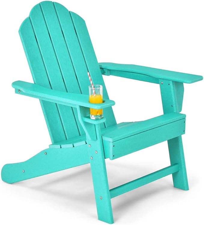 Office Chair Gaming Chair Computer Chair Patio Chairs Garden Terrace with Cup Holder Turquoise