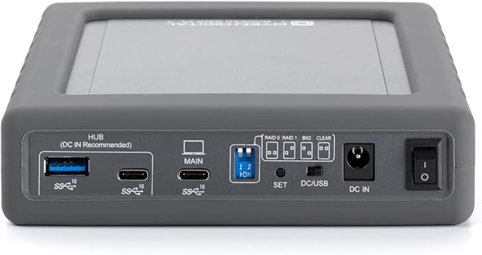 Oyen Digital 8TB MiniPro RAID V4 USB-C Portable Dual Hard Drive