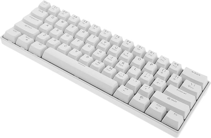 MERRYHAPY Keys Mechanical Gaming Keyboard Compact RGB Backlit Design Wired Keyboard for Pc and Laptop for Gaming and Office Use